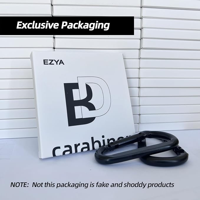 EZYA Heavy Duty Carabiner Clips, 860lbs - Image 6