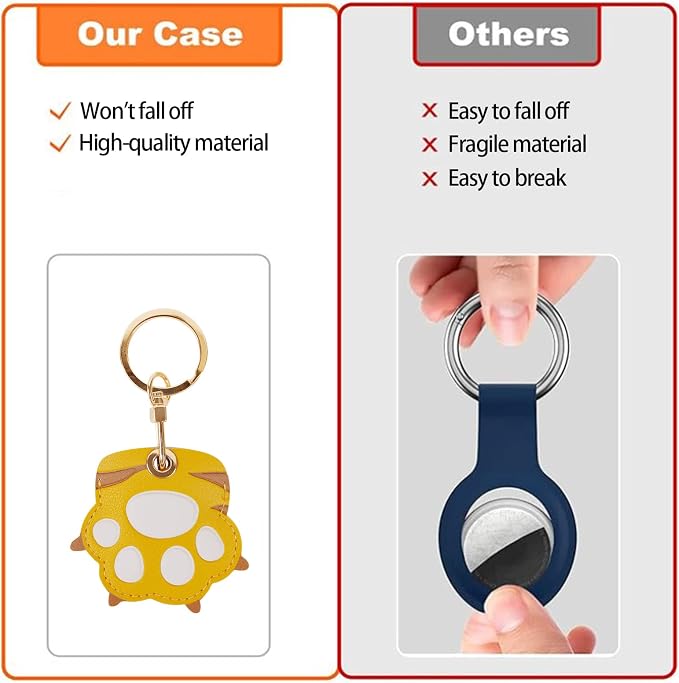 Leather Keychain Case Holder Compatible - Image 7