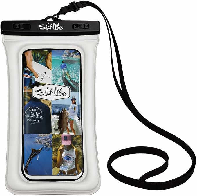 Salt Life Floating Waterproof Phone Case– IPX8 100% Waterproof Phone Case that by SaltLife