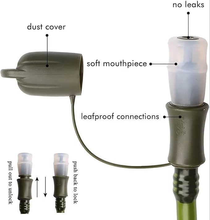 Largest Water Hydration Bladder, 3L Water Bladder - Image 3