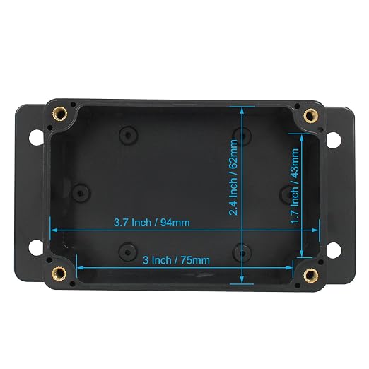 2 Pack Junction Boxes, 4 x 2.7 x 2 Inch IP65 Waterproof Project Box, ABS - Image 4