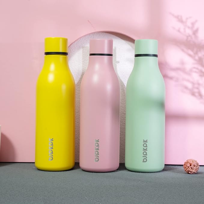 BJPKPK Insulated Water Bottles, 18 oz Stainless Steel Metal Water Bottle - Image 4