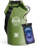STOVER 5/10/25/30/40/55L Waterproof Dry Bag- Roll-Top Backpack w/Phone Case- by STOVER