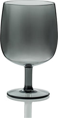 KX-WARE Classic Acrylic All-Purpose Wine Glasses, 12-ounce Plastic Stem Wine by KX-WARE