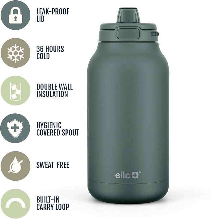 Ello Hydra 64oz Half Gallon Vacuum Insulated Stainless Steel Jug - Image 4