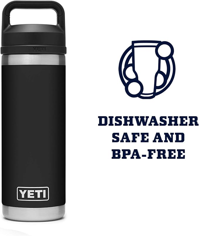 YETI Rambler 18 oz Bottle, Vacuum Insulated, Stainless Steel - Image 5