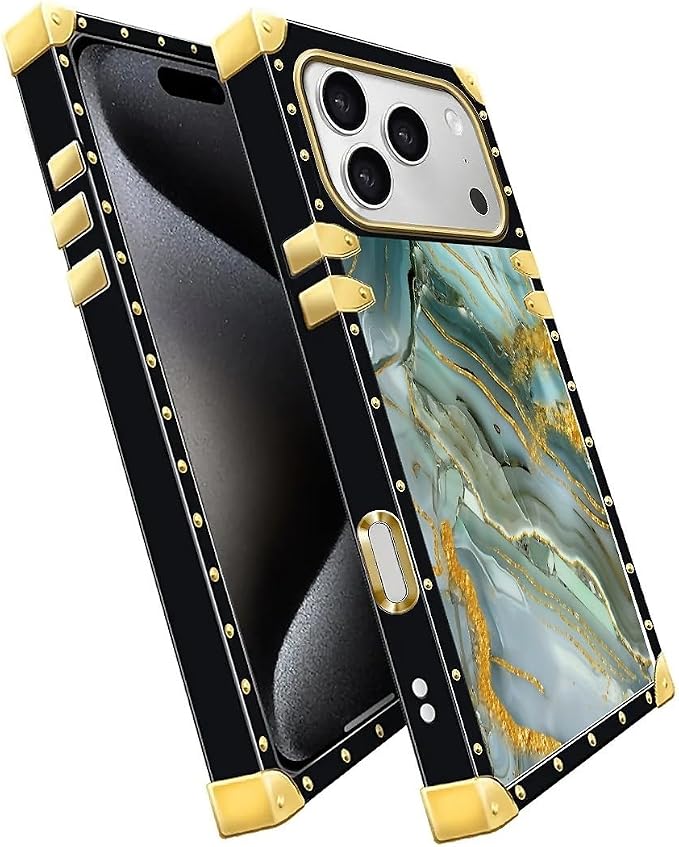 for iPhone 17 Pro Case Luxury Golden Decoration - Image 3