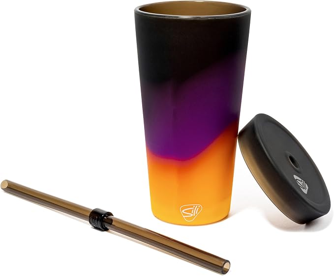 Silipint Silicone 22oz Straw Tumbler: Sun Storm - Image 4