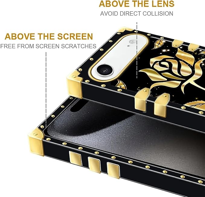 for iPhone 17 Air Case Luxury Golden Decoration - Image 7