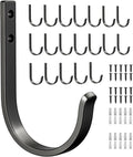 20-Pack Wall Hooks for Hanging Towel/Coat - 22LB Screw in Metal Hanger Wall by Josmimic