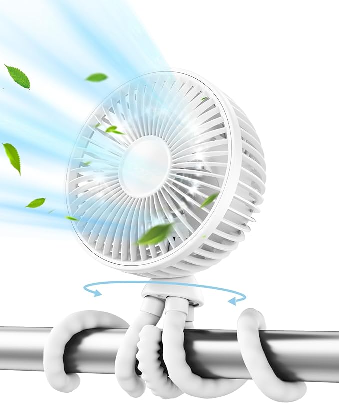 Gaiatop Oscillating Baby Stroller Fan by GAIATOP