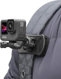 Backpack Strap Clip Mount, 360° Rotation Backpack Clamp Mount Compatible by SKEZN