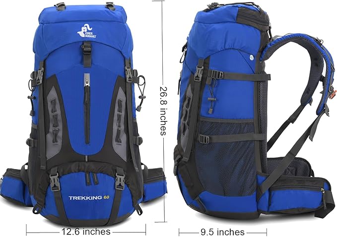 Bseash 60L Hiking Camping Backpack - Image 2