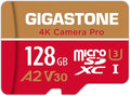【5-Years Data Recovery】 GIGASTONE 128GB Micro SD Card, 4K Video Recording by Gigastone