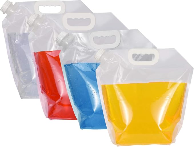 4 Pack 5L BPA Free Collapsible Water Tank Container Portable Lightweight Space by Nainsect%E5%93%81%E7%89%8C%E6%97%97%E8%88%B0%E5%BA%97