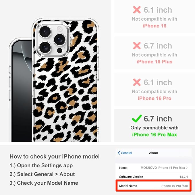 MOSNOVO Case for iPhone 16 Pro Max - Image 2
