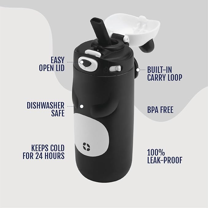 Ello Ellies 12oz Vacuum Insulated Stainless Steel Kids Water Bottle - Image 4