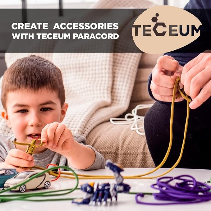 TECEUM 5/32" Paracord Rope 1000 – 1000ft / 200ft / 100ft / 50ft – Tactical - Image 7