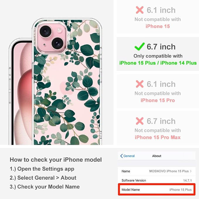 MOSNOVO Case for iPhone 15 - Image 2