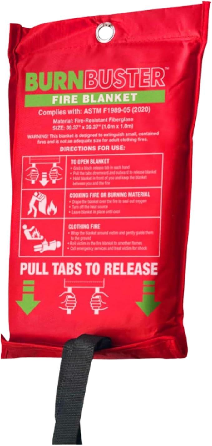 Emergency Fire Blanket by BurnBusterFireSafetyGear