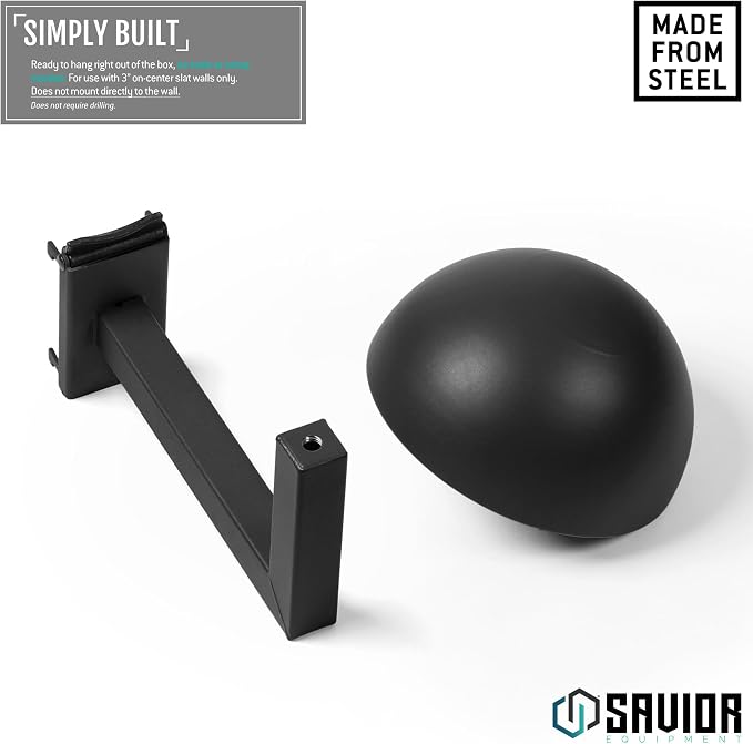 Savior Equipment Wall Rack System Tactical Helmet Attachment Gear Wall Mount - Image 5