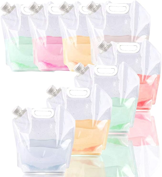 SUPANT Collapsible Emergency Water Jug Container Bag, BPA Free Plastic Water by SUPANT