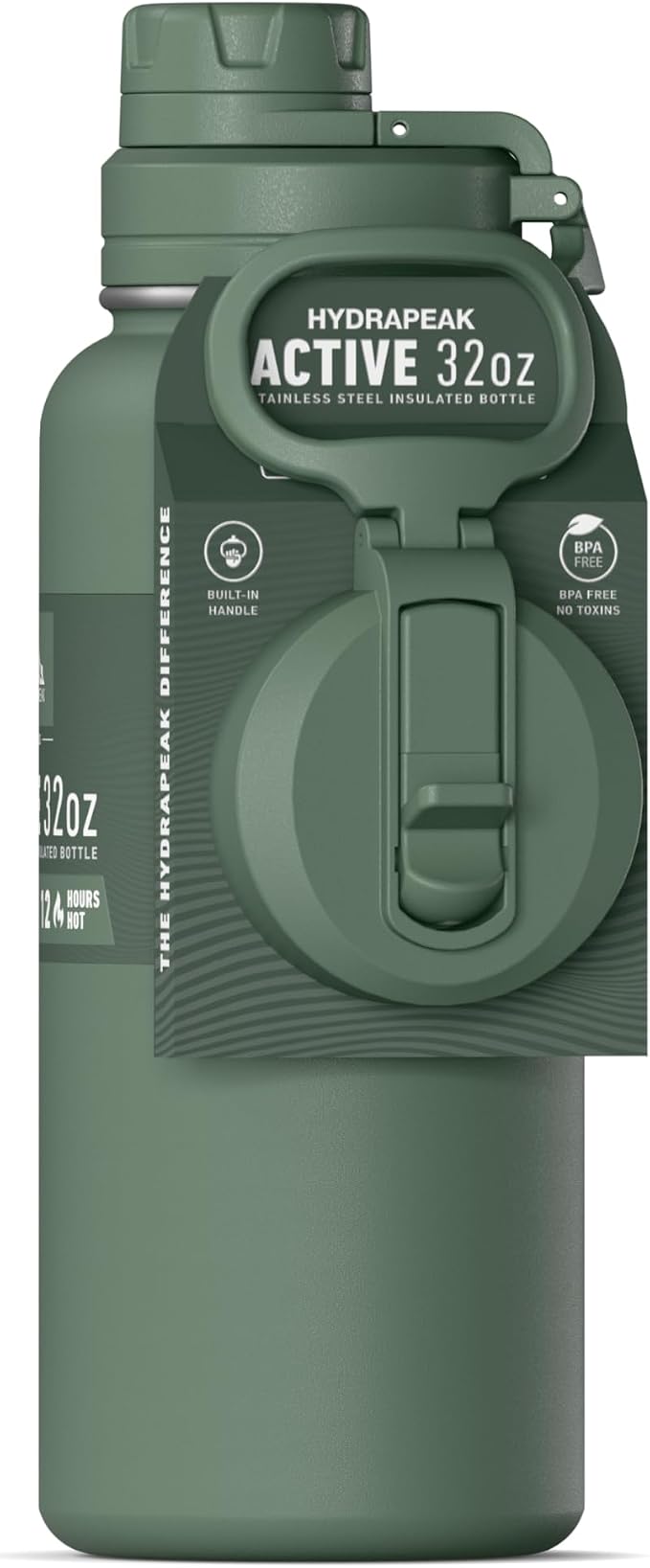 Hydrapeak 32oz Sport Insulated Water Bottle - Image 2