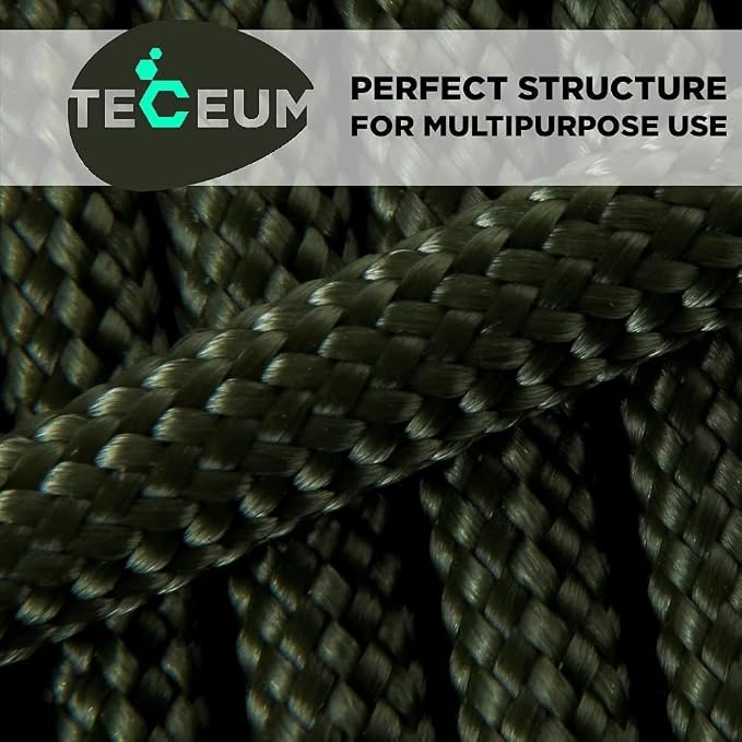 TECEUM 5/32" Paracord Rope 1000 – 1000ft / 200ft / 100ft / 50ft – Tactical - Image 5