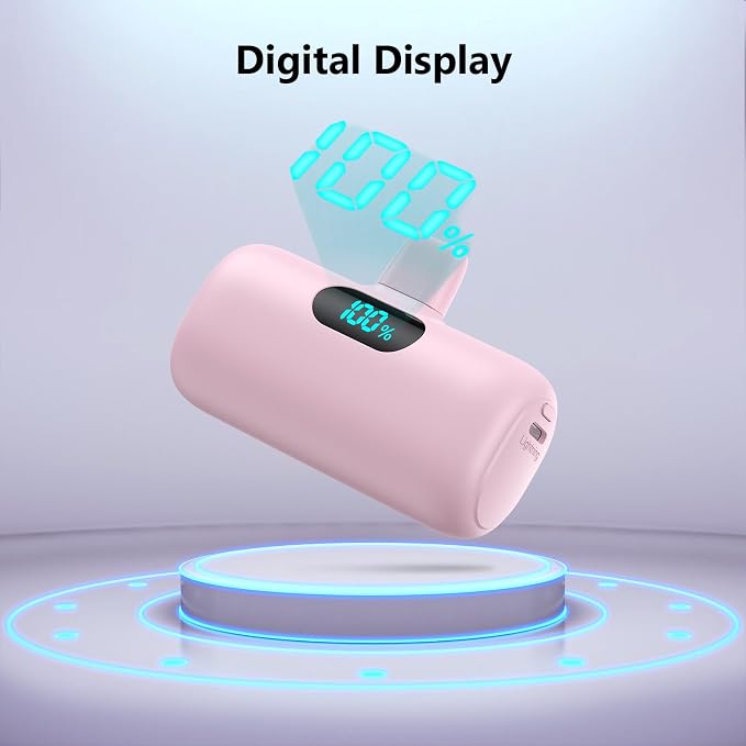 Mini Portable Charger for iPhone, Upgraded 5000mAh PD Fast Charging Battery Pack - Image 5
