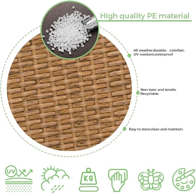 520 Ft Wicker Repair Kit, Plastic Wicker Replacement Material, Faux Rattan - Image 6