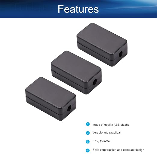 Auniwaig 10Pcs Electronic Project Junction Box Enclosure Plastic Arduino Case - Image 3