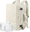 Hanples Travel Backpack for Women Men Large Carry On Person Item Flight by Hanples