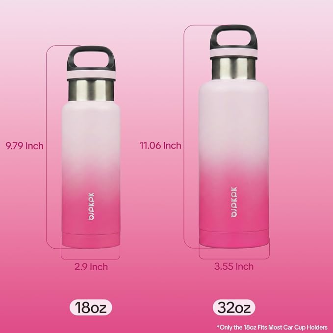 BJPKPK Insulated Water Bottle 18OZ Stainless Steel Water Bottle - Image 3