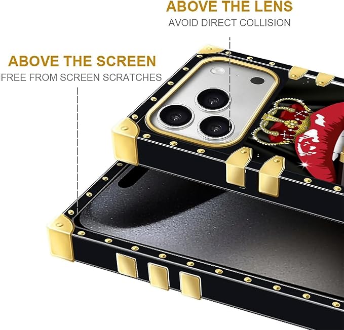 for iPhone 17 Pro Max Case Luxury Golden Decoration - Image 7