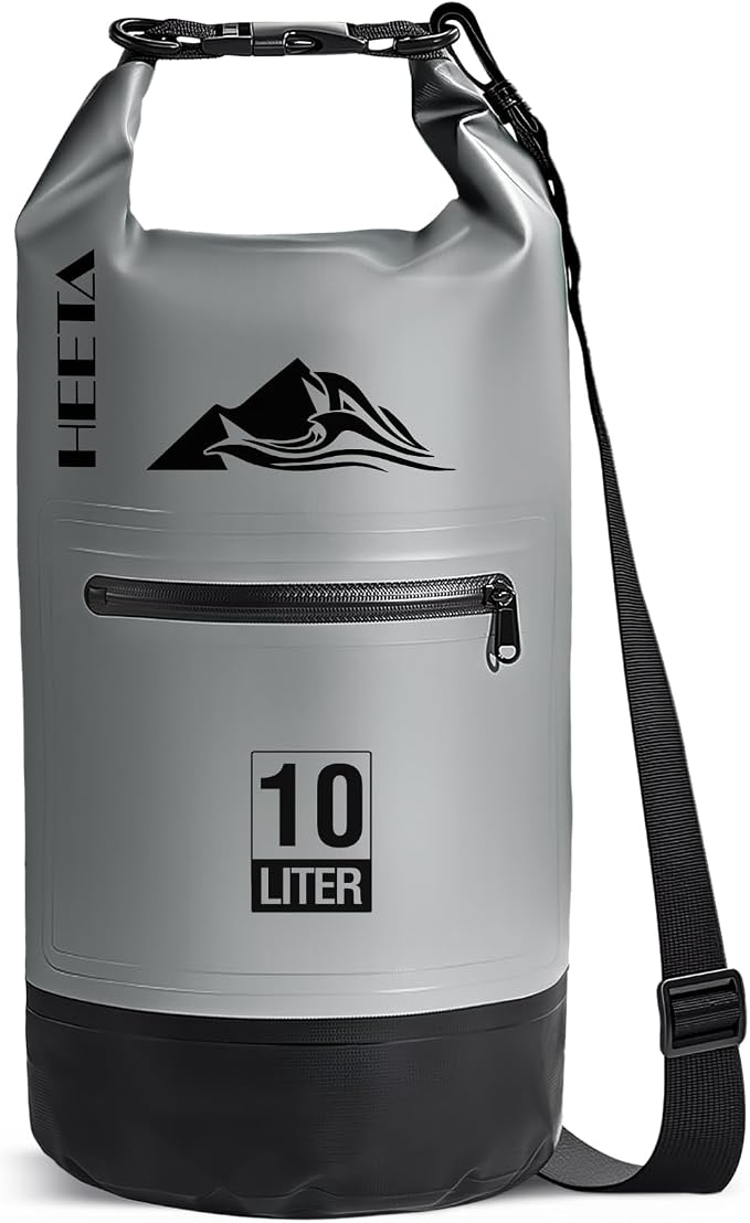 HEETA Waterproof Dry Bag with Front Zippered Pocket by HEETA