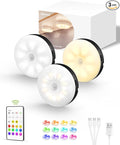 EZVALO Under Cabinet Lighting, 1000mAh Rechargeable Puck Lights by EZVALO