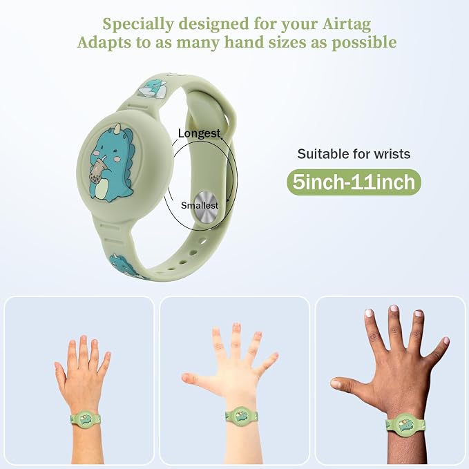 R-fun Waterproof Air Tag Bracelets Compatible - Image 4