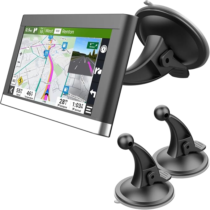for Garmin GPS Car Mount 2 Pack Replacement Non-Sticky Suction Cup 17mm Ball by SkyTitan