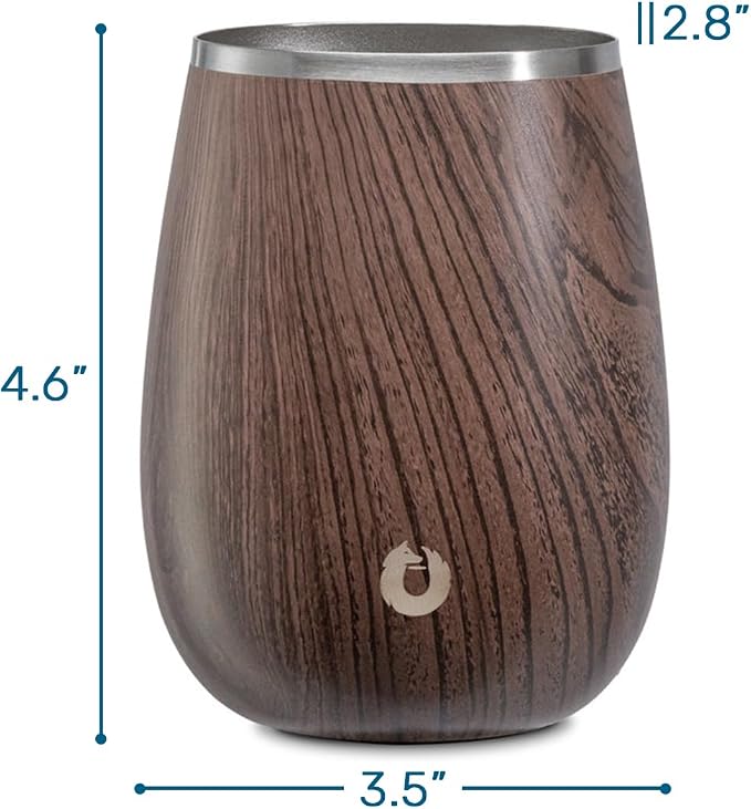 SNOWFOX Premium Vacuum Insulated Stainless Steel Grand Pinot Wine Glass - Image 2
