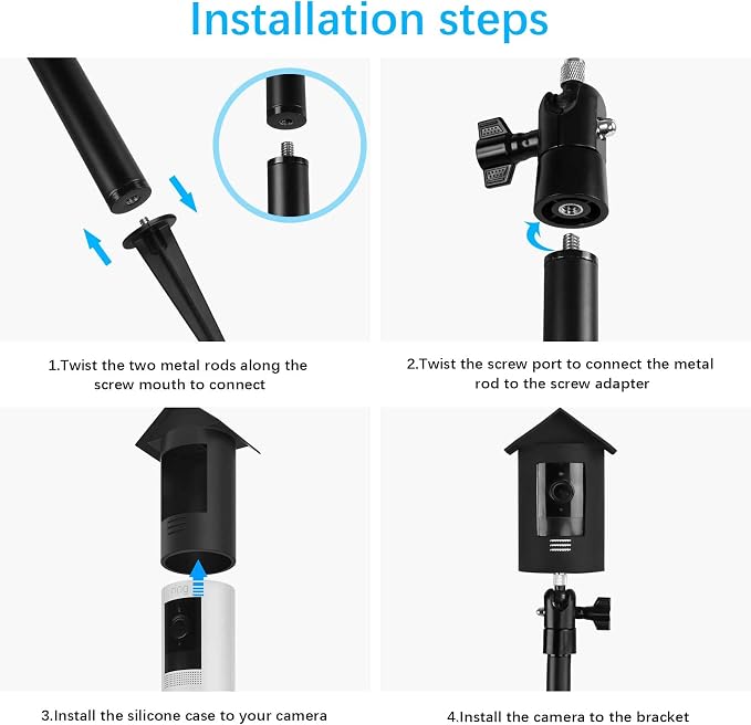 HOLACA Spike Pole Mount Ground Stake and Weatherproof Silicone Skin - Image 3