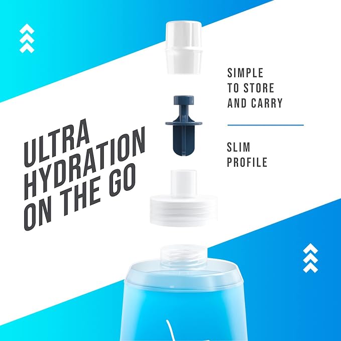Flexible Collapsible Water Bottle | 5oz, BPA/PVC Free, Hiking & Travel - Image 3