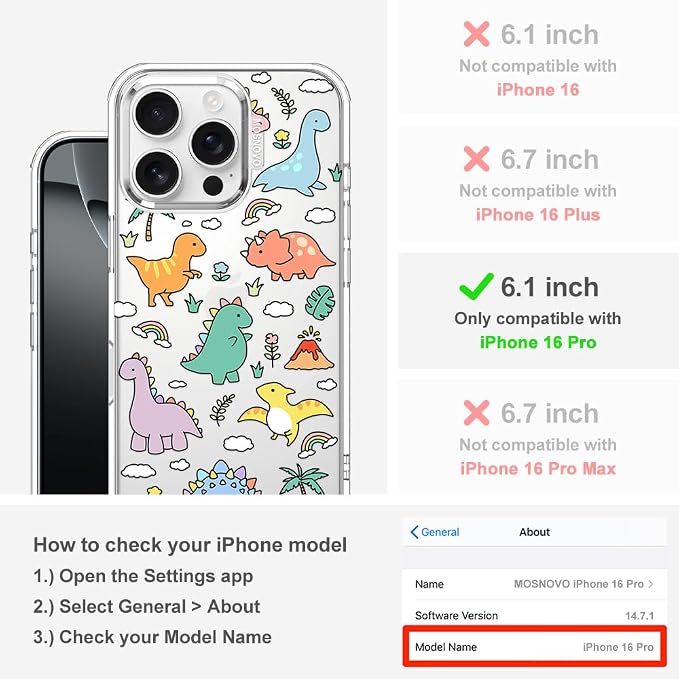 MOSNOVO Case for iPhone 16 Pro - Image 2