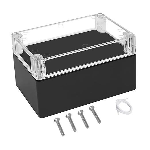 LeMotech Electrical Box Clear Cover Project Box IP65 Waterproof Junction Box by LeMotech