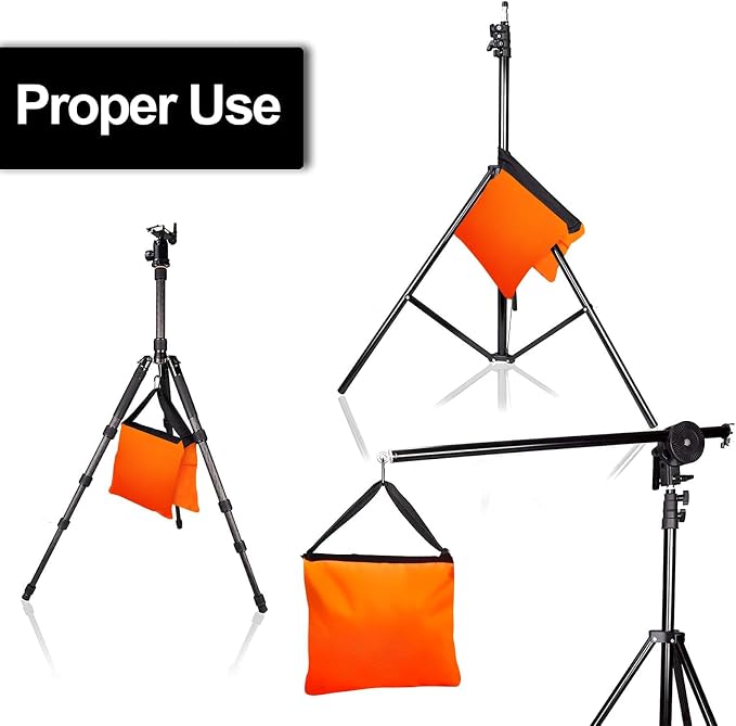 EMART Heavy Duty Sandbag Photo Studio Weight Bag Saddlebag Design - Image 8