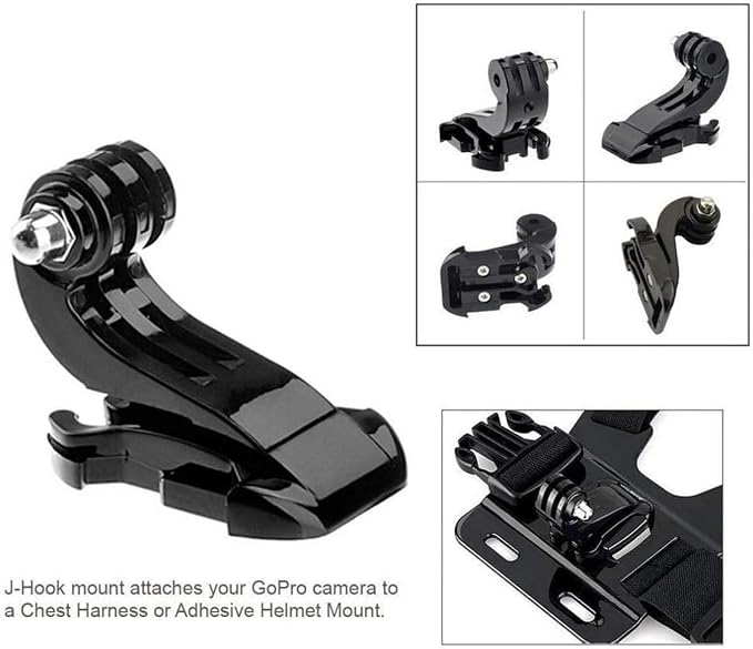 POV Action Camera Cellphone Selfie Reflective Vest Chest Strap Mount Harness - Image 5