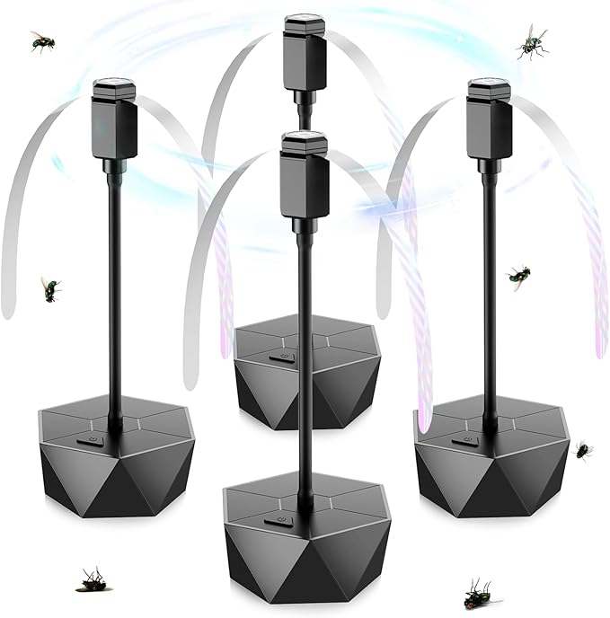 PIMAG Fly Fans for Tables, Fly Repellent Fan Outdoor Indoor Keep Flies Away by PIMAG