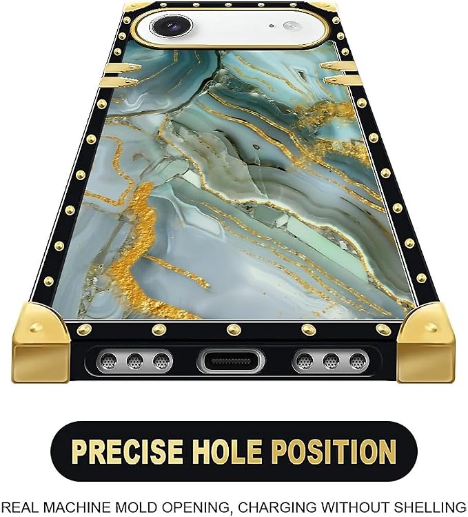 for iPhone 17 Air Case Luxury Golden Decoration - Image 5