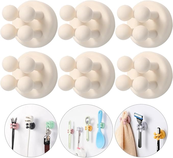 iBetterLife Self-adhesive Silicone Hook Holders by iBetterLife