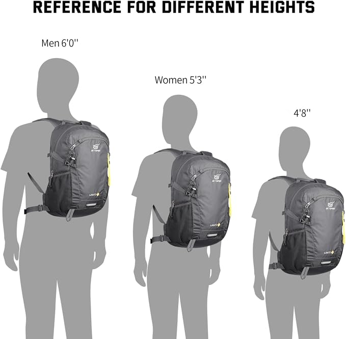 SKYSPER Small Hiking Backpack, 20L Lightweight Travel Backpacks Hiking Daypack - Image 8