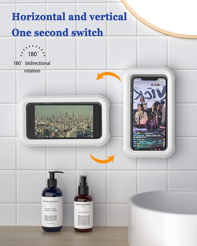 Mistriddle Waterproof Shower Phone Holder - Image 6